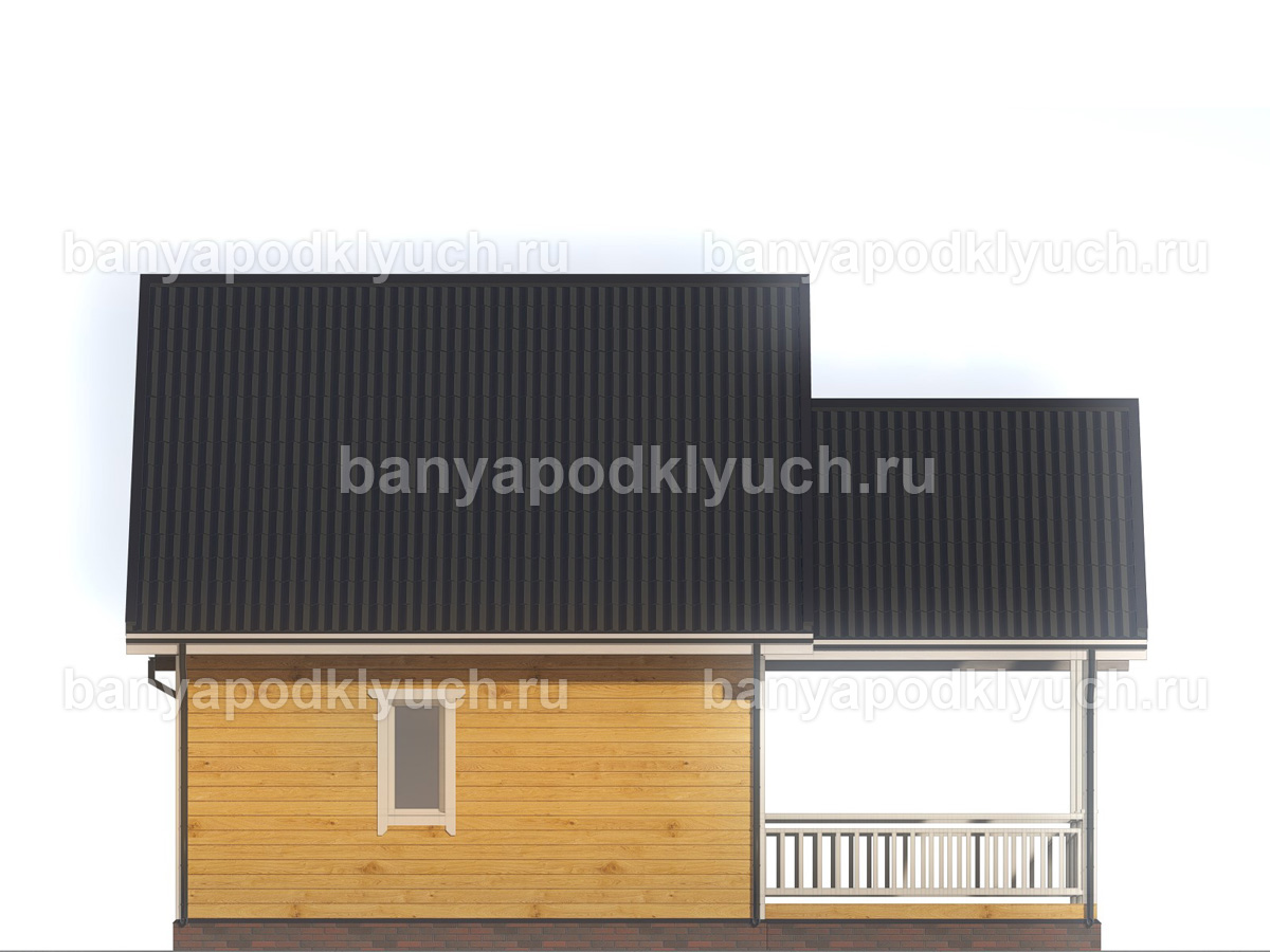 Баня из бруса 9.5x7 м Баня из бруса 9.5x7 м